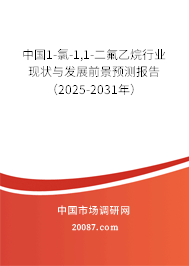中国1-氯-1,1-二氟乙烷行业现状与发展前景预测报告（2025-2031年）