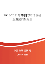 2025-2031年中国勺市场调研及发展前景报告 2025-2031年中国勺市场调研及发展前景报告