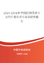 2025-2031年中国促胰岛素分泌剂行业现状与发展趋势报告 2025-2031年中国促胰岛素分泌剂行业现状与发展趋势报告