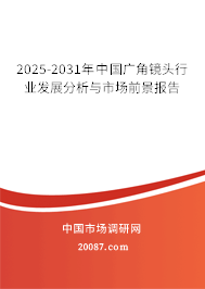 2025-2031年中国广角镜头行业发展分析与市场前景报告