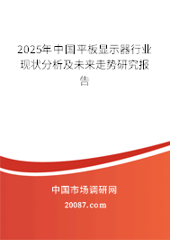 2025年中国平板显示器行业现状分析及未来走势研究报告