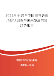 2022年全球与中国燃气表市场现状调查与未来发展前景趋势报告 2022年全球与中国燃气表市场现状调查与未来发展前景趋势报告