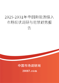 2025-2031年中国新能源接入市场现状调研与前景趋势报告
