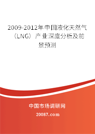 2009-2012年中国液化天然气（LNG）产业深度分析及前景预测