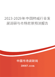 2023-2029���й�˧����ҵ��չ�������г�ǰ��Ԥ�ⱨ��