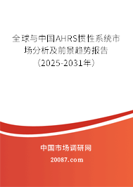 全球与中国AHRS惯性系统市场分析及前景趋势报告（2025-2031年）