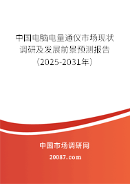 中国电脑电量通仪市场现状调研及发展前景预测报告（2025-2031年）