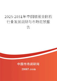 2025-2031年中国镀覆金刚石行业发展调研与市场前景报告