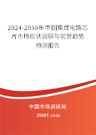 2024-2030年中国集成电路芯片市场现状调研与前景趋势预测报告