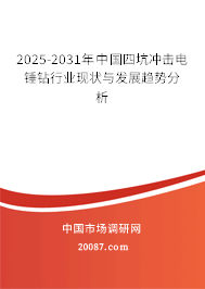 2025-2031年中国四坑冲击电锤钻行业现状与发展趋势分析