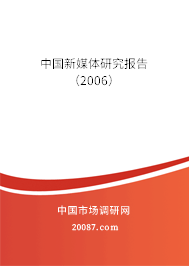 中国新媒体研究报告（2006）