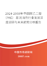 2024-2030年中国聚乙二醇（PAG）基润滑剂行业发展深度调研与未来趋势分析报告