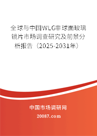 全球与中国WLG非球面玻璃镜片市场调查研究及前景分析报告（2025-2031年）