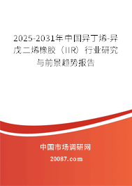 2025-2031年中国异丁烯-异戊二烯橡胶（IIR）行业研究与前景趋势报告