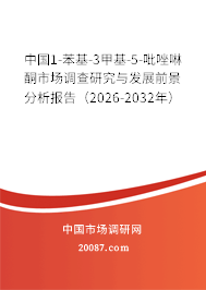 中国1-苯基-3甲基-5-吡唑啉酮市场调查研究与发展前景分析报告（2026-2032年）