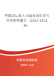 中国DSL接入设备发展现状与前景趋势报告（2025-2031年）