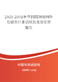 2025-2031年中国薪酬福利外包服务行业调研及发展前景报告