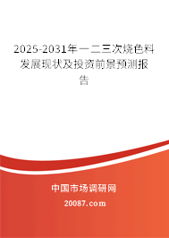 2025-2031年一二三次烧色料发展现状及投资前景预测报告