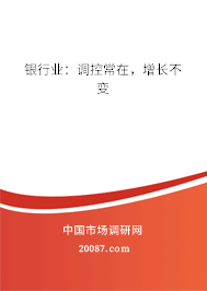 银行业：调控常在，增长不变