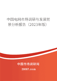 中国电网市场调研与发展前景分析报告(2023年版) 中国电网市场调研与发展前景分析报告(2023年版)