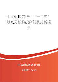 中国伽玛刀行业“十二五”规划分析及投资前景分析报告