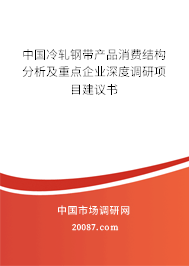 中国冷轧钢带产品消费结构分析及重点企业深度调研项目建议书