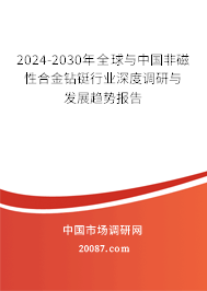 2024-2030年全球与中国非磁性合金钻铤行业深度调研与发展趋势报告
