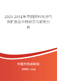 2025-2031年中国燃料电池气体扩散层市场研究与趋势分析