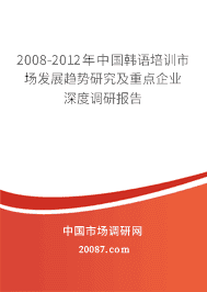 2008-2012���й�������ѵ�г���չ�����о����ص���ҵ��ȵ��б���