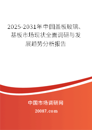2025-2031年中国盖板玻璃、基板市场现状全面调研与发展趋势分析报告 2025-2031年中国盖板玻璃、基板市场现状全面调研与发展趋势分析报告