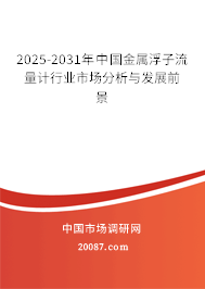 2025-2031年中国金属浮子流量计行业市场分析与发展前景