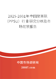 2025-2031年中国聚苯砜（PPSU）行业研究分析及市场前景报告