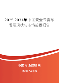 2025-2031年中国安全气囊布发展现状与市场前景报告