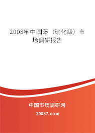 2008年中国苯（硝化级）市场调研报告
