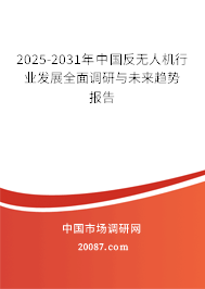 2025-2031年中国反无人机行业发展全面调研与未来趋势报告