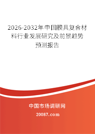 2026-2032年中国模具复合材料行业发展研究及前景趋势预测报告