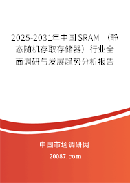 2025-2031年中国SRAM （静态随机存取存储器）行业全面调研与发展趋势分析报告