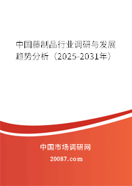 中国藤制品行业调研与发展趋势分析(2025-2031年) 中国藤制品行业调研与发展趋势分析(2025-2031年)
