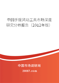 中国手提风动工具市场深度研究分析报告（2012年版）