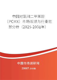 中国对氯间二甲苯酚(PCMX)市场现状与行业前景分析(2025-2031年) 中国对氯间二甲苯酚(PCMX)市场现状与行业前景分析(2025-2031年)