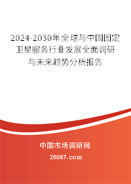 2024-2030年全球与中国固定卫星服务行业发展全面调研与未来趋势分析报告