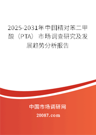 2025-2031年中国精对苯二甲酸（PTA）市场调查研究及发展趋势分析报告
