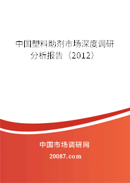 中国塑料助剂市场深度调研分析报告（2012）