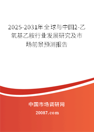2025-2031年全球与中国2-乙氧基乙胺行业发展研究及市场前景预测报告