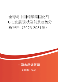 全球与中国纯聚酯固化剂TGIC发展现状及前景趋势分析报告（2025-2031年）