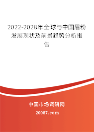 2022-2028年全球与中国眉粉发展现状及前景趋势分析报告 2022-2028年全球与中国眉粉发展现状及前景趋势分析报告