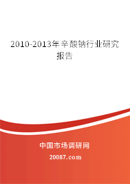 2010-2013年辛酸钠行业研究报告