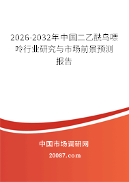 2026-2032年中国二乙酰鸟嘌呤行业研究与市场前景预测报告 2026-2032年中国二乙酰鸟嘌呤行业研究与市场前景预测报告