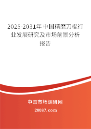 2025-2031年中国精磨刀棍行业发展研究及市场前景分析报告 2025-2031年中国精磨刀棍行业发展研究及市场前景分析报告