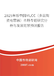 2025年版中国MLCC（多层陶瓷电容器）市场专题研究分析与发展前景预测报告
